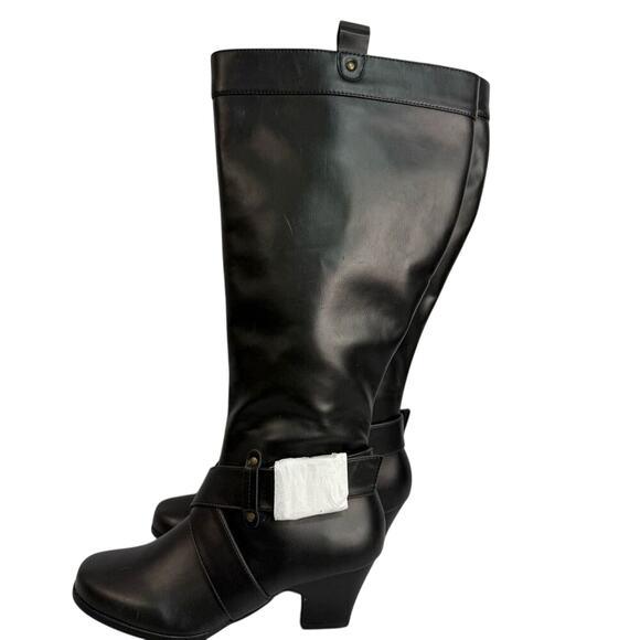 Comfortview Women’s Knee High Boots sz 7.5 Wide Calf Black NEW #K936 - Picture 5 of 8